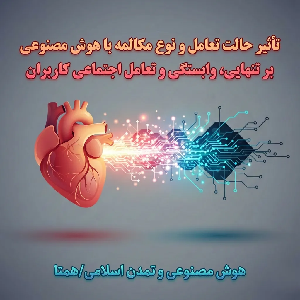 تأثیر حالت تعامل و نوع مکالمه با هوش مصنوعی بر تنهایی، وابستگی و تعامل اجتماعی کاربران