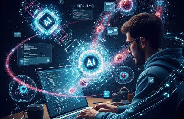 بررسی تأثیر هوش مصنوعی در اوایل سال ۲۰۲۵ بر بهره‌وری توسعه‌دهندگان متن‌باز 🚀