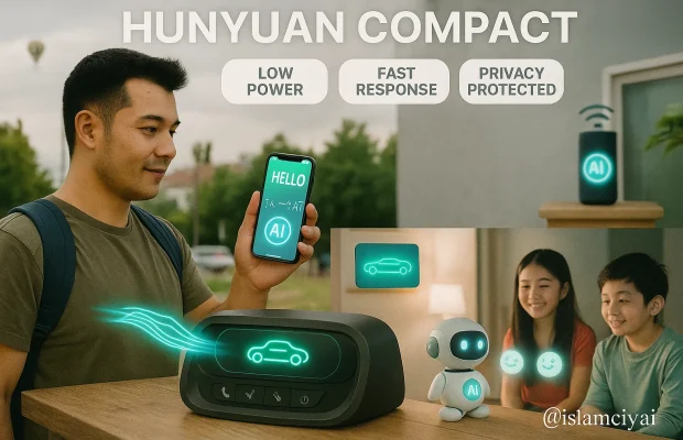 Hunyuan Compact: هوش مصنوعی سبک و سریع برای موبایل، ربات و اپلیکیشن‌های هوشمند (بخش اول)